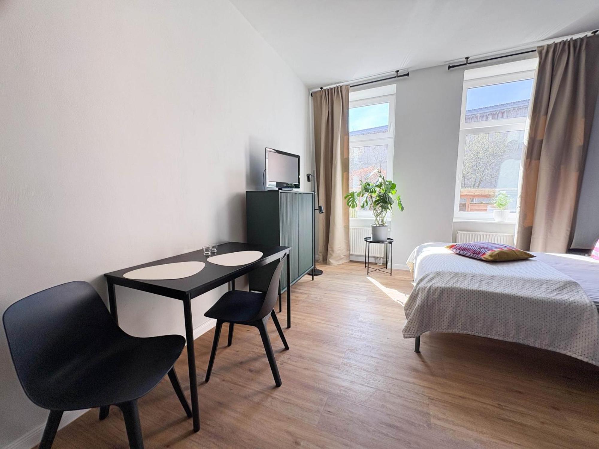 Studios Am Hafen ชตราลซุนด์ ภายนอก รูปภาพ